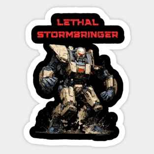 Combat Robots Lethal Stormbringer Sticker